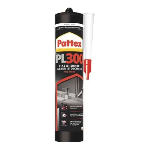 Colle de montage Flextec PL 300 blanc 410 g cartouche PATTEX