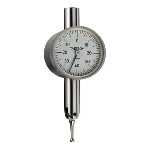 Comparateur à levier Tastboy 0,8 mm lecture 0,01 mm D. bague ext. 28 mm avec éta