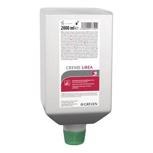 Crème de soin p. les mains GREVEN® UREA 2 l sans silicone et sans parfum LIGANA