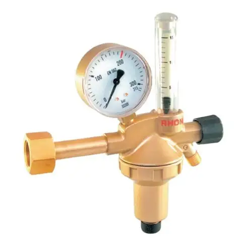Détendeur pour bouteilles Flowmètre Argon / CO?? 200 bar 1 étape 16 l/min GCE RH