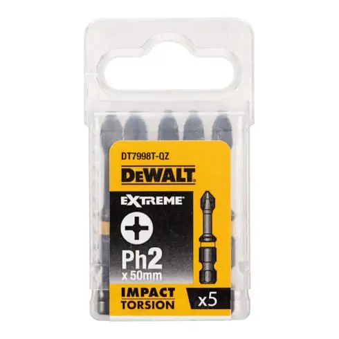 DEWALT Torsion Fraise à percussion Ph2 50 mmk DT7998T-QZ