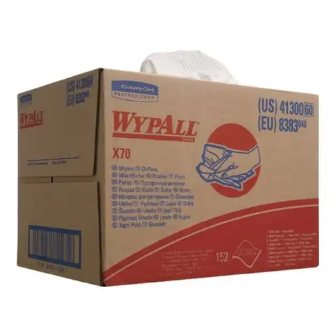 Essuie-tout WYPALL X 70 8383 L427xl318env. mm 1 couche, gaufré blanc Rouleau KIM