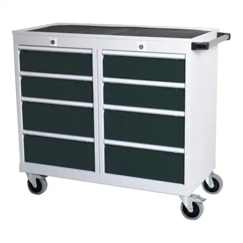 Etabli Bedrunka+Hirth B1060xT500xH1005mm Hêtre Multiplex gris clair anthracite gris anthracite Anz.Schubl.8