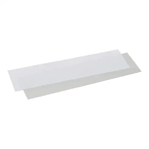 Étiquette blanc avec film adapté à boîtes de rangement ouv. 3, 4