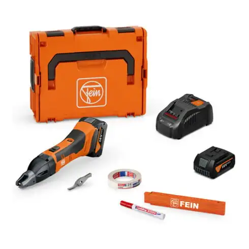 FEIN Cisaille sans fil jusqu’à 1,6 mm ABSS 18 1.6 E AS Set 2x 5 Ah