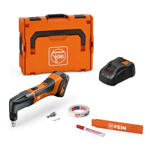 FEIN Grignoteuse sans fil jusqu'à 1,3 mm ABLK 18 1.3 CSE AS Set 1x 5 Ah