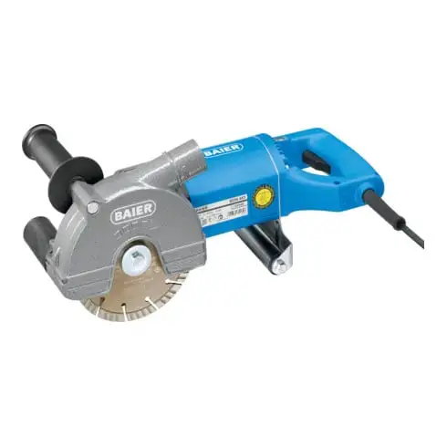 Fraiseuse diamantée Baier BDN 453 dans un coffret de transport en plastique avec 2 disques diamantés Gold II