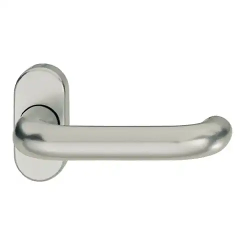 FSB Poignée de porte à cadre 09 1146 VK 9mm VA mat fin mat mat 6204 rosette ovale