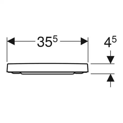 Geberit Abattant WC Renova Plan ek, fix. avant, Quick-R. MS vc, avec frein, blanc