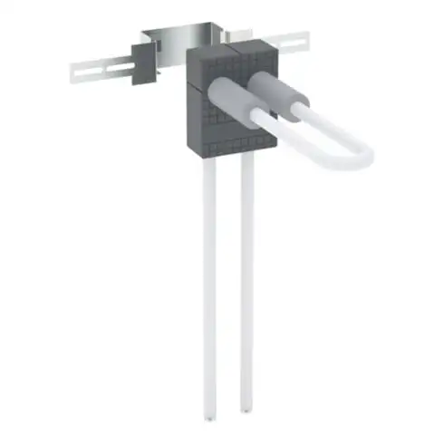 Geberit Boîte de raccordement Mepla type L d 16, avec plaque de fixation, pour chauffage et refroidissement