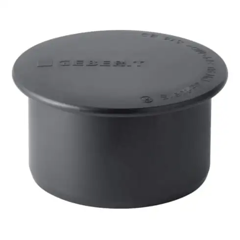 Geberit Bouchon de manchon Silent PP DN 125, optimisé acoustiquement, PP-MD