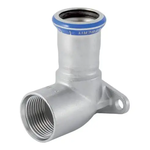 Geberit Coude de raccordement Mapress 90°, ES, d 18 mm x Rp 1/2, labs-f, L 43 mm