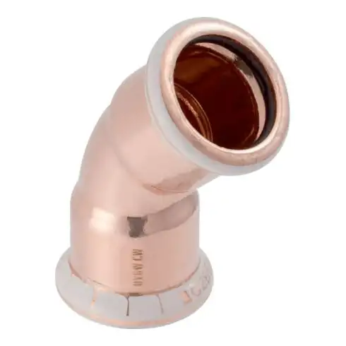 Geberit Coude Mapress 45 degrés, cuivre, d= 28 mm