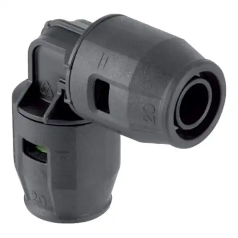 Geberit Coude PushFit d= 25mm, 90°, PVDF