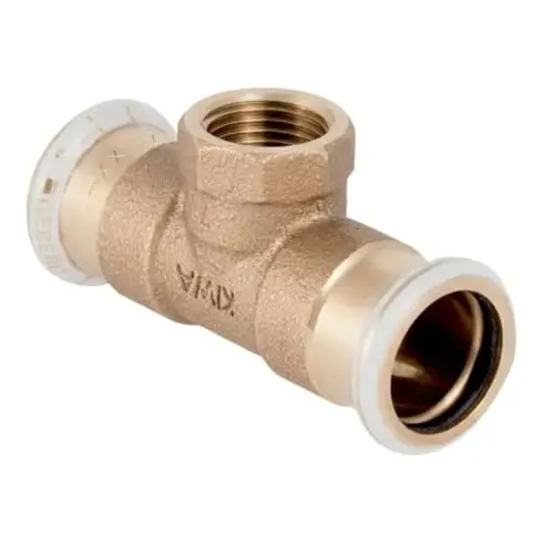 Geberit Té Mapress d 22xRp 1/2, m FI Laiton rouge, cuivre