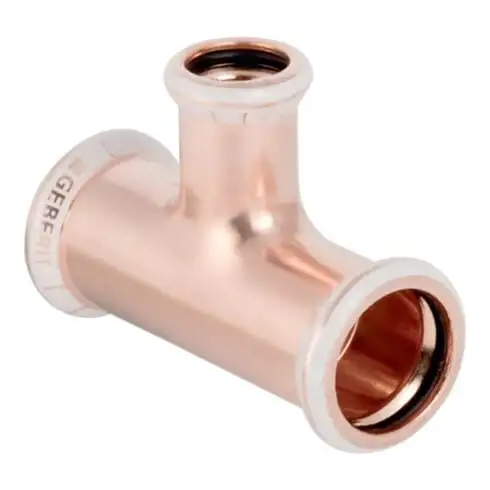 Geberit Té Mapress d= 42x22x42mm, réduit, cuivre