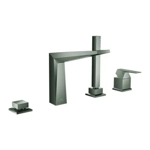 Grohe Allure Brilliant Ensemble baignoire 4 trous graphite dur brossé