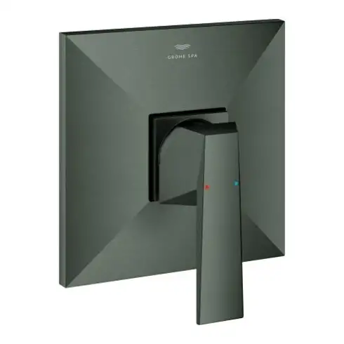 Grohe Allure Brilliant Ensemble de montage encastré mitigeur douchette, graphite dur brossé