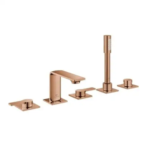 Grohe Allure combinaison baignoire 5 trous montage sur banc de carrelage, warm sunset