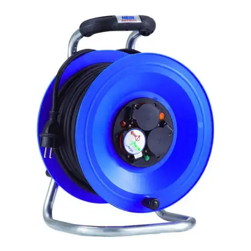 HEDI Tambour à câble plastique HEDI Professional, 40 m H07RN-F 3G1.5, IP 44