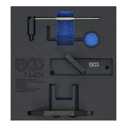 Insert de servante d’atelier BGS 1/6 pour coffret de calage pour Citroën, Peugeot 1.2 GDI PureTech