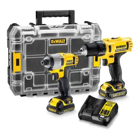 Jeu de batteries DEWALT 10,8V / 1,3Ah (DCD710/ DCF815) DCK211C2T-QW