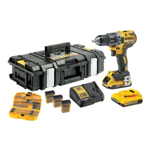 Jeu de forets DEWALT 18 V / 2,0 (BL) avec accessoires DCK791D2KX-QW