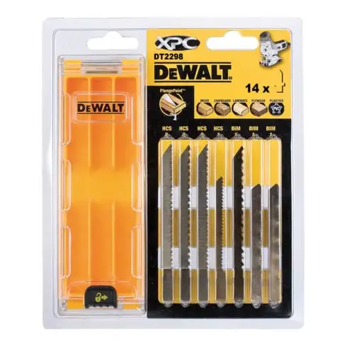 Jeu de lames de scie sauteuse DEWALT XPC (14 pièces) DT2298-QZ