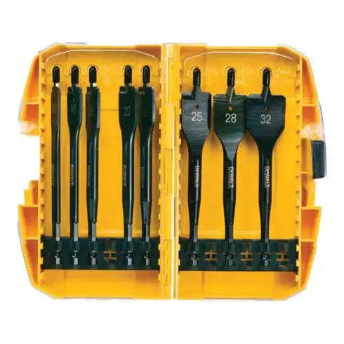 Jeu de mèches de toupie à bois DEWALT (8 pièces) DT7943B-QZ