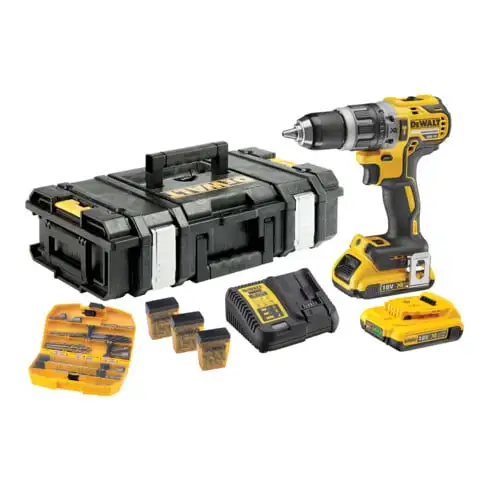 Jeu de perceuses à percussion DEWALT 18V 2,0(BL) avec accessoires DCK796D2KX-QW