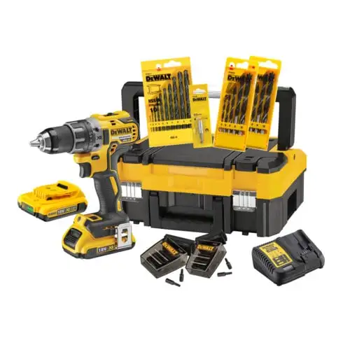 Jeu de perceuses DEWALT 18 V / 2.0 (BL) avec accessoires DCK791D2T-QW