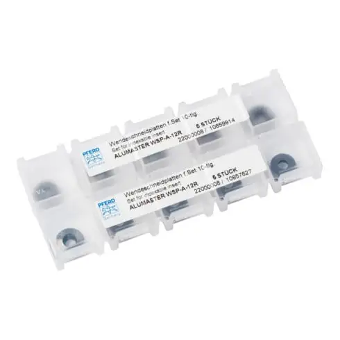 Jeu de plaquettes de découpe réversibles ALUMASTER® D. 12 mm 10pces PFERD