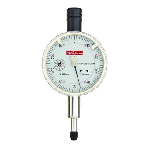 KÄFER Comparateur de précision Feinika antichocs, Plage de mesure / ⌀ boîtier : 1/40 mm