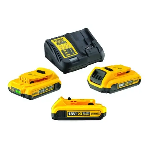 Kit batterie DEWALT (3 x 18 V / 2 Ah plus DCB 115) DCB115D3-QW