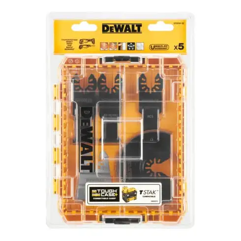 Kit d'accessoires multi-outils DEWALT 5 pièces