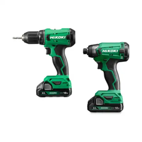 Kit HiKOKI perceuse-visseuse sans fil + visseuse à choc KC18DA