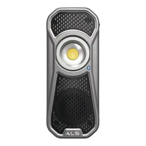 Lampe à main LED à piles 3,7 V 3200 mAh Li-Poly 300/600 (2 niveaux d'éclairage) lm