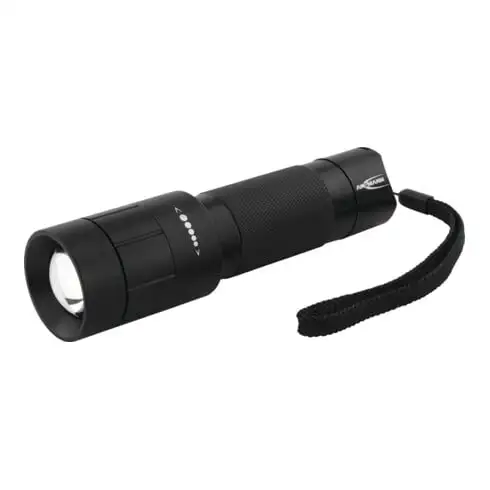 Lampe de poche à LED 320 lm 4 x AAA piles Mignon env. 140 m ANSMANN
