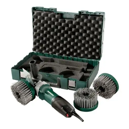 Lustreuse-ponceuse d'angle PE 12-175 Set metabo, Set de rénovation, Coffret