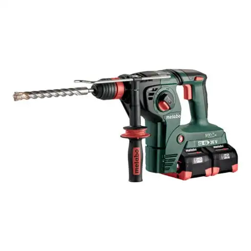 Marteau combiné sans fil KHA 36 LTX metabo, avec mandrin de rechange rapide Quick de Metabo, MetaLoc, 18V 4x8Ah LiHD + ASC Ultra
