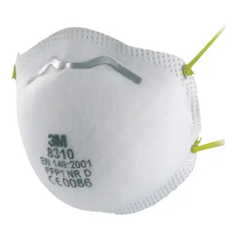 Masque de protection respiratoire 8310 EN 149:2001 + A1:2009 FFP1 NRD 10 un./KT