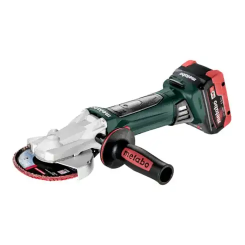 Meuleuse d'angle à tête plate sans fil WF 18 LTX 125 Quick metabo, Coffret, 18V 2x5.5Ah LiHD + ASC 145
