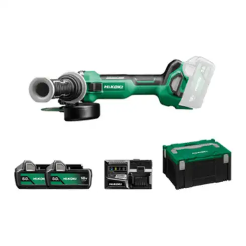 Meuleuse d'angle sans fil HiKOKI G1813DA (5,0 Ah) (HSC III)