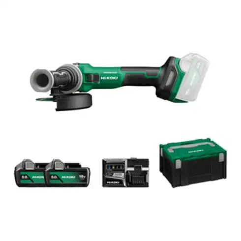 Meuleuse d'angle sans fil HiKOKI G1813DE (5,0 Ah) (HSC III)