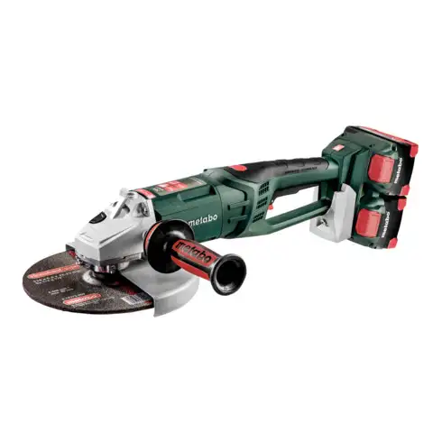 Meuleuse d'angle sans fil WPB 36-18 LTX BL 230 metabo, Coffret, 18V 4x8Ah LiHD + ASC Ultra