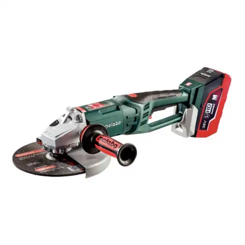 Meuleuse d'angle sans fil WPB 36 LTX BL 230 metabo, Coffret, 36V 2x6.2Ah LiHD + ASC Ultra