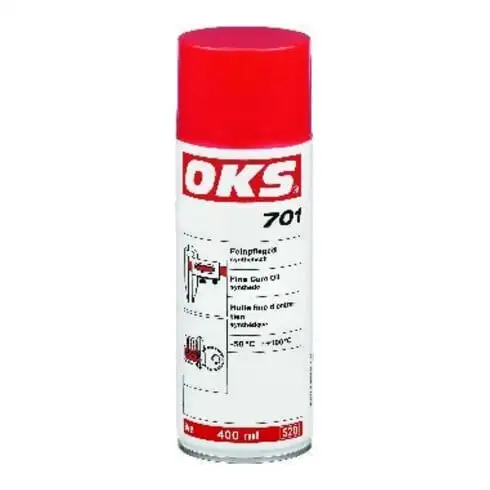 OKS Huile d'entretien fine 701 spray synthétique brun clair 400ml