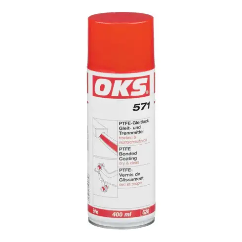 OKS PTFE Bonded Coating 571 avec PTFE et spray blanchâtre en résine silicone 400ml