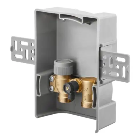 Oventrop Régulateur de température ambiante Unibox TQ vario sans cache, avec thermostat, Q-Tech