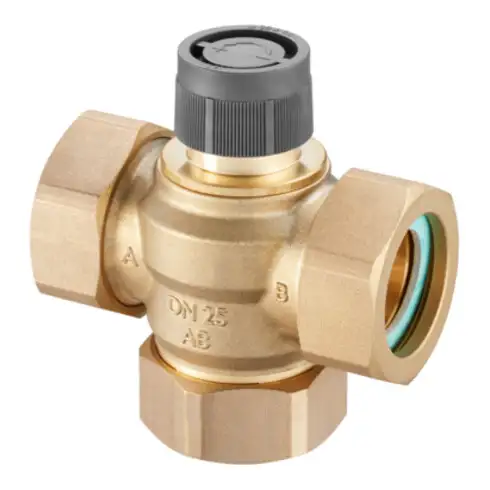 Oventrop Robinet mélangeur trois voies Tri CTB DN 32, G 1 1/2, filetage extérieur, PN 16